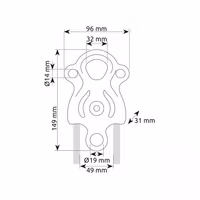 C.A.M.P ENIGMA - NAIAD - Red - 16mm