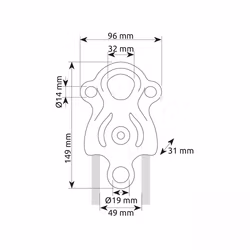 C.A.M.P ENIGMA - NAIAD - Red - 16mm