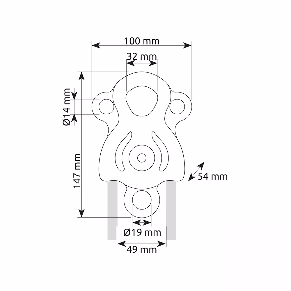 C.A.M.P  - JANUS - Black - 16mm