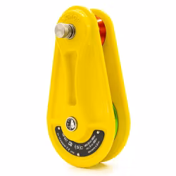 Stort varmsmidd rigningsblock i aluminium - för 20mm (3/4") Rep