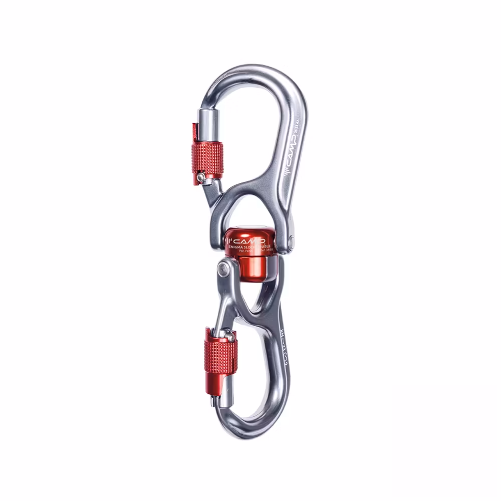 CAMP Enigma 3Lock Double svivel med dubbla karbiner