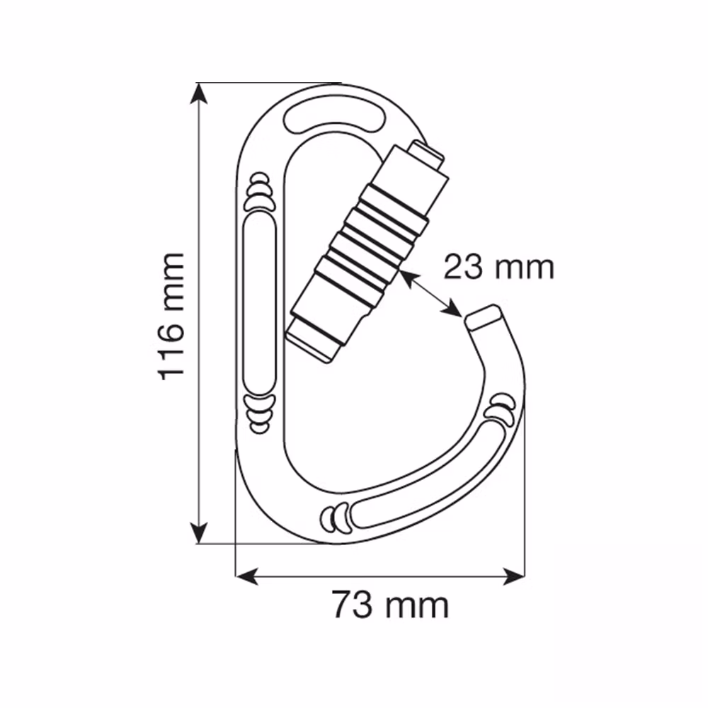 CAMP HMS 3Lock aluminiumkarbin – bild 2