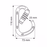 CAMP HMS 3Lock aluminiumkarbin