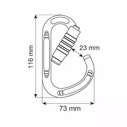 CAMP HMS 3Lock aluminiumkarbin