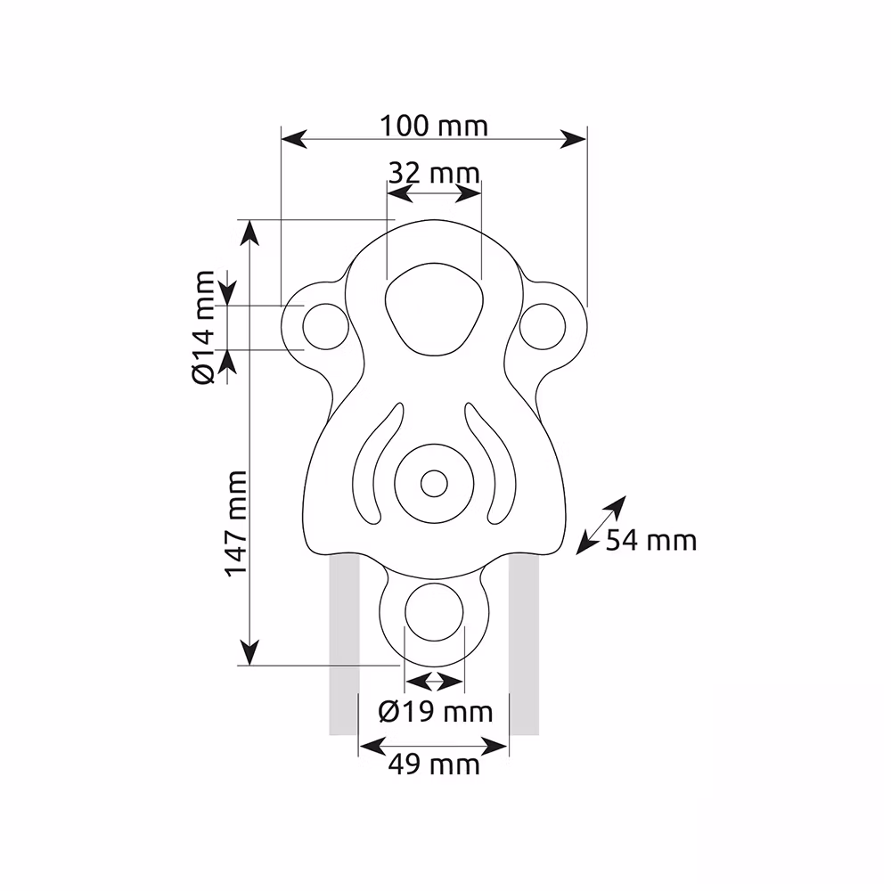 CAMP Janus Pro dubbelt repblock 16 mm