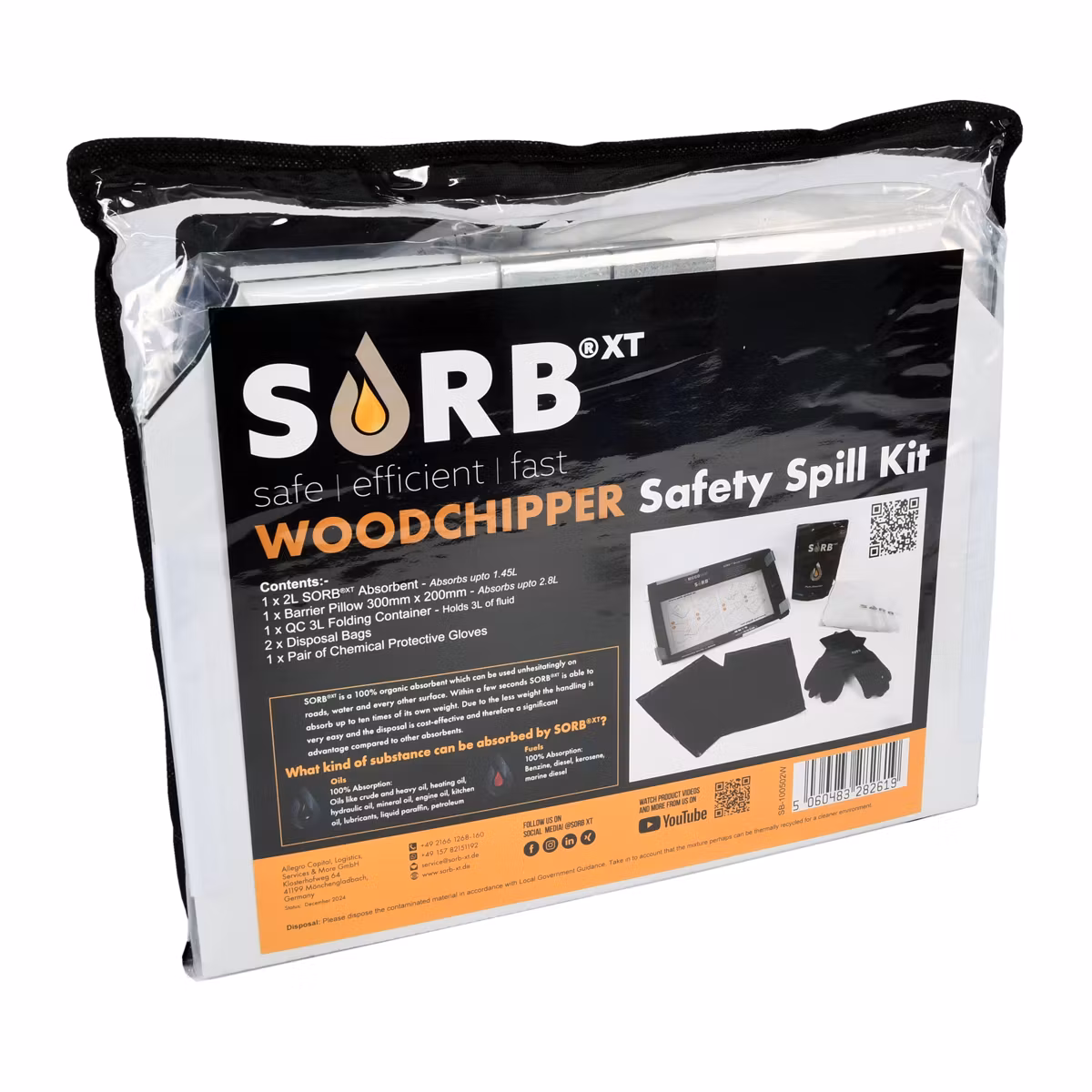 Sorb-XT spillkit för flishugg