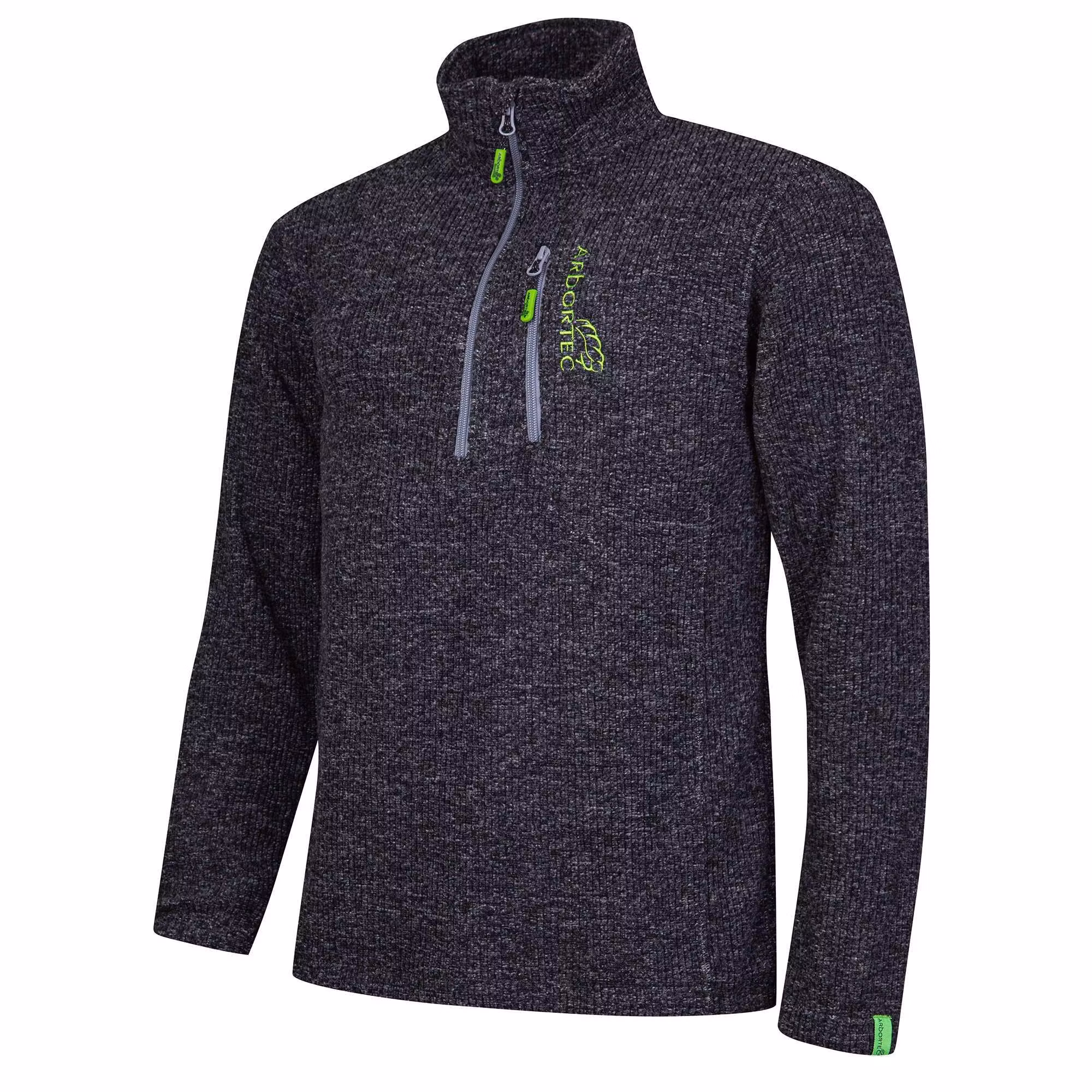 Arbortec Wolf varm fleecetröja med halvzip – bild 3