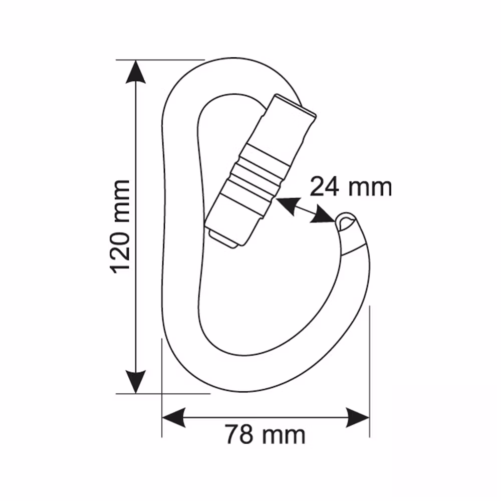 CAMP Atom 3Lock HMS-karbin aluminium – bild 2