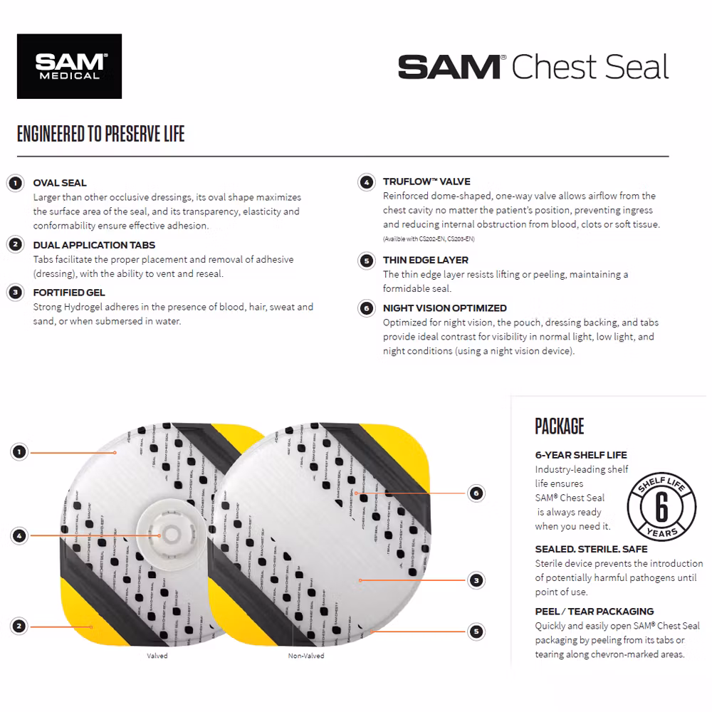 SAM Chest Seal bröstförband