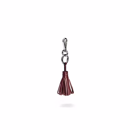 KEYRING - Burgundy red