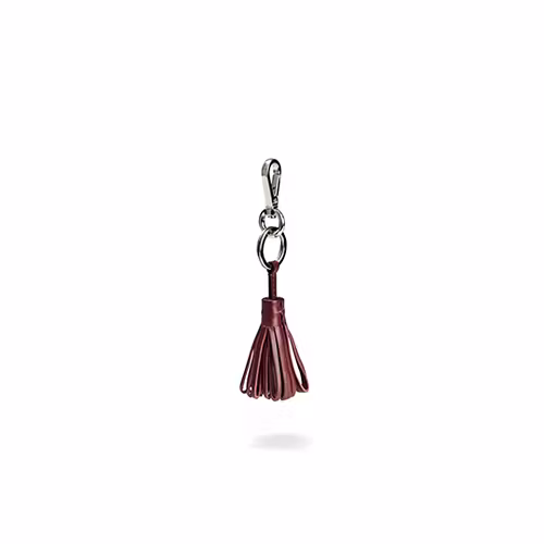 KEYRING - Burgundy red