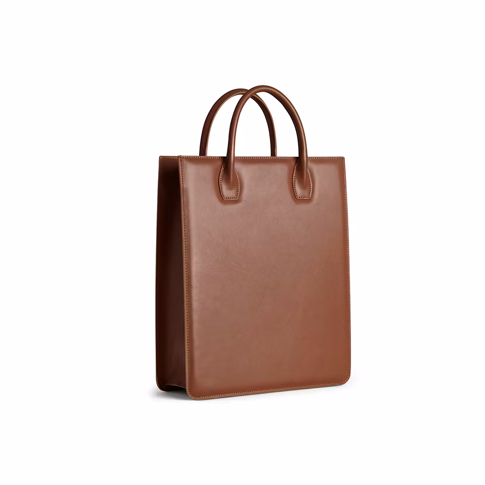 TOTE BAG N° 1 Large - Brown Tan