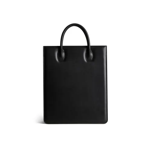 Stor tote bag i skinn, svart – No 1 Zip | ANTON ALICE