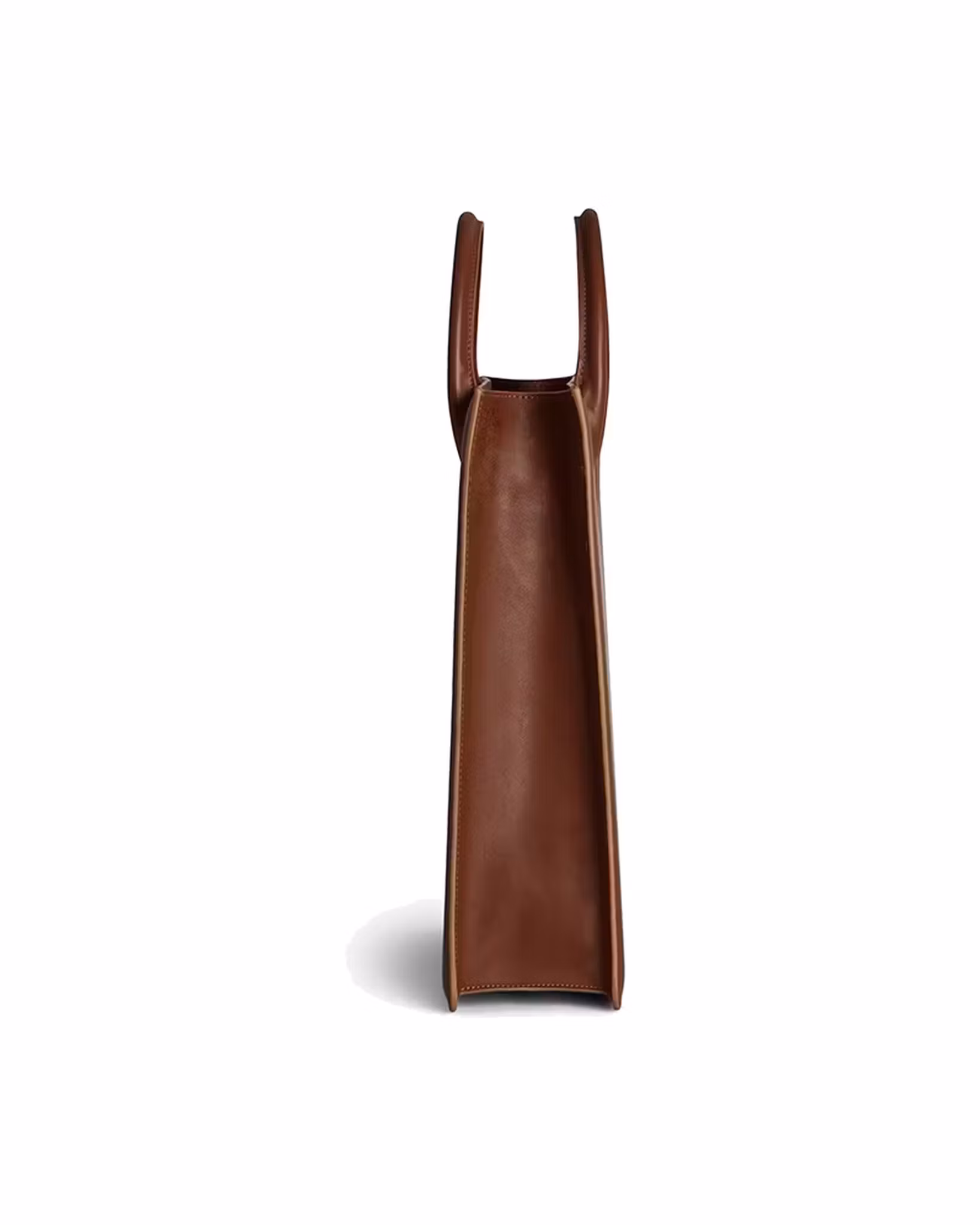TOTE BAG No 1 Zip – tote bag i skinn, brun