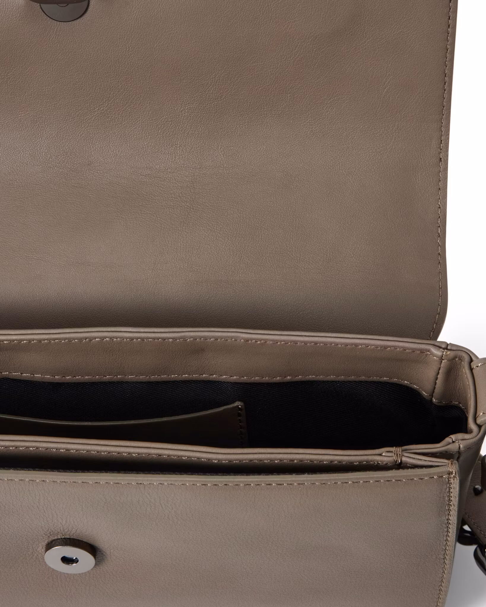 BAG No 10 Medium handväska i läder, taupe brungrå