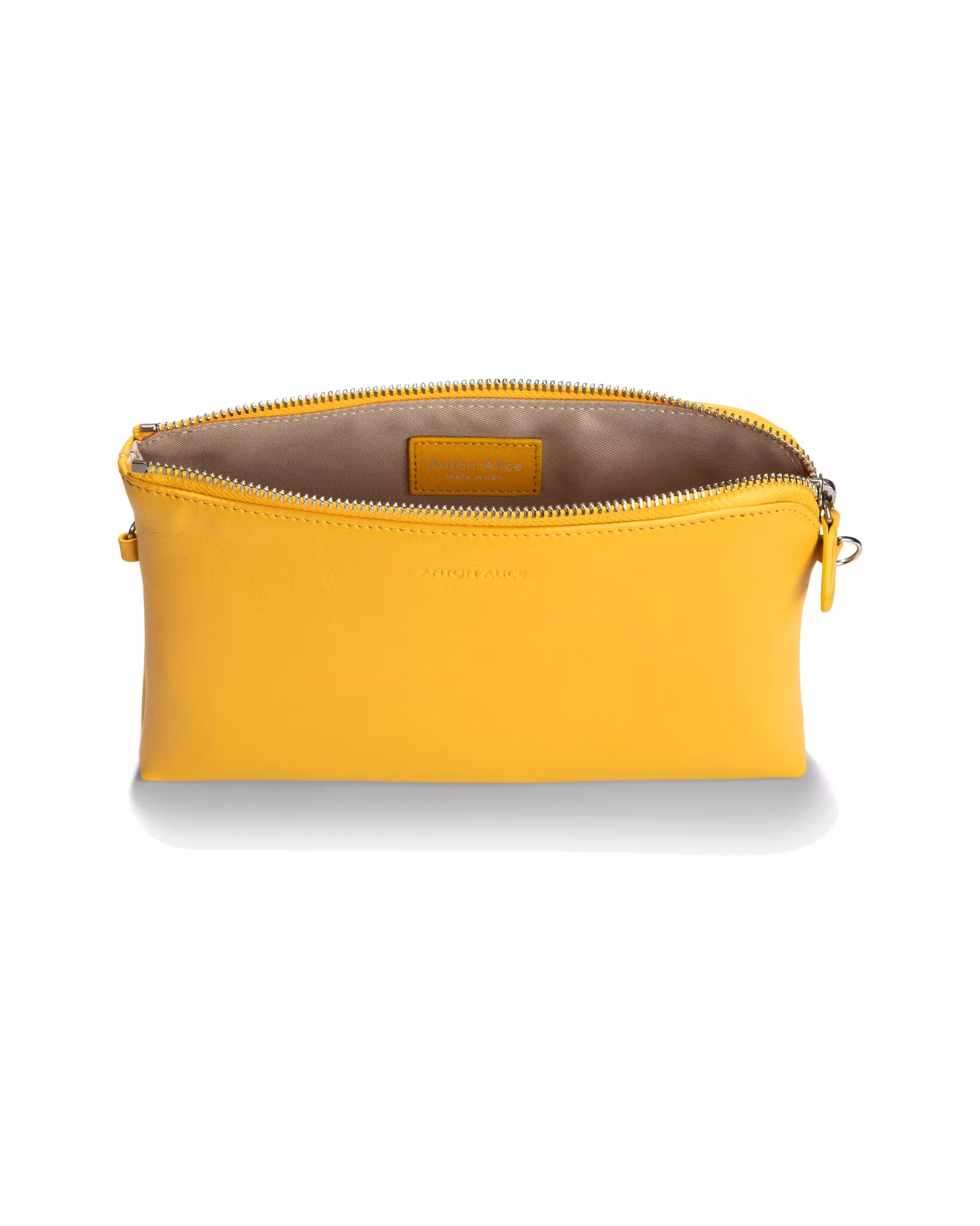 POUCH – liten handväska, gul bärnsten