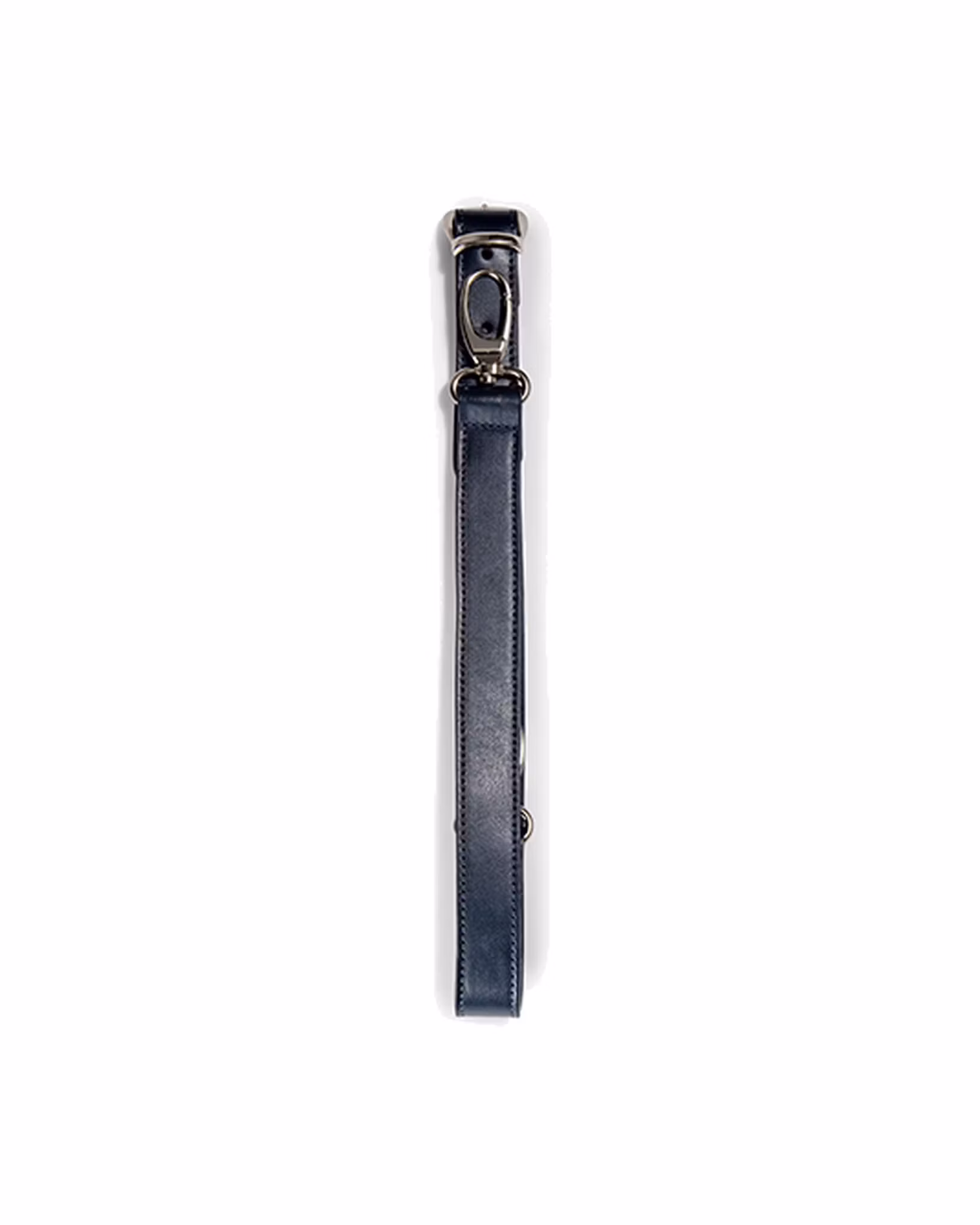 ANTON ALICE Briefcase leather laptop bag in navy blue, with removable shoulder strap