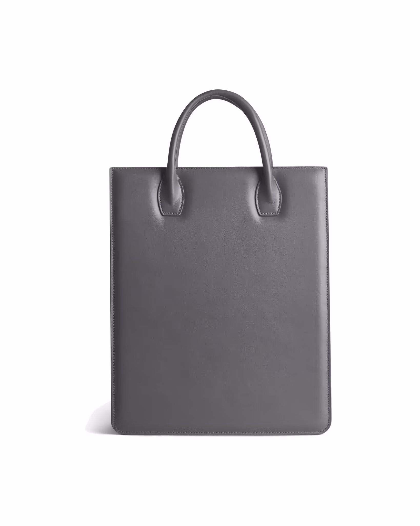 TOTE BAG No 1 Zip – tote bag i skinn, grå - No 1 | ANTON ALICE