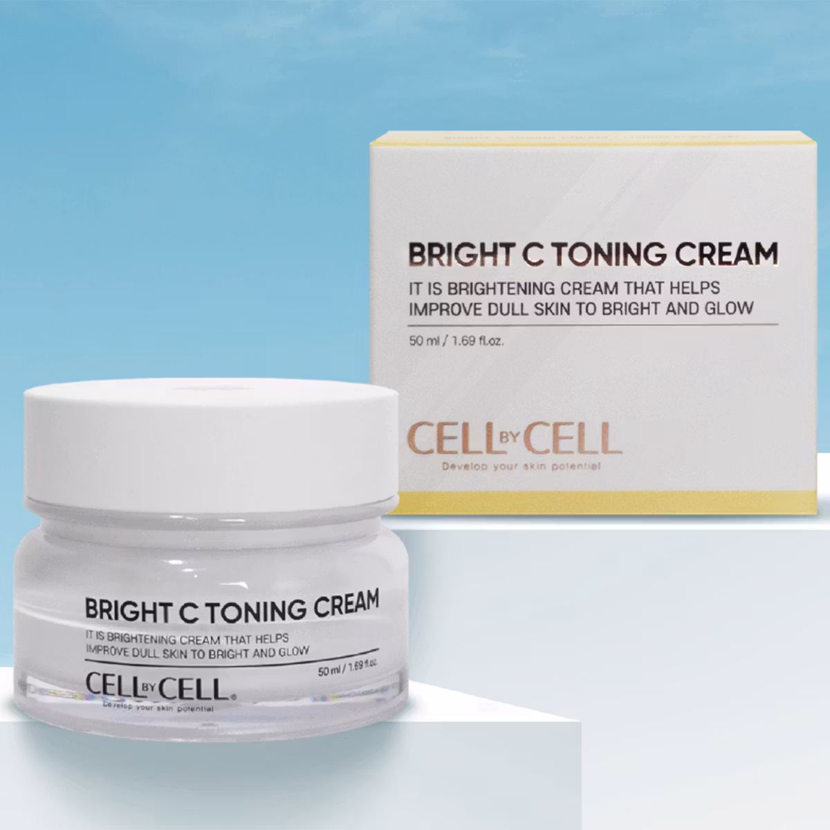 CELL BY CELL - BRIGHT C TONING CREAM 50 ml.