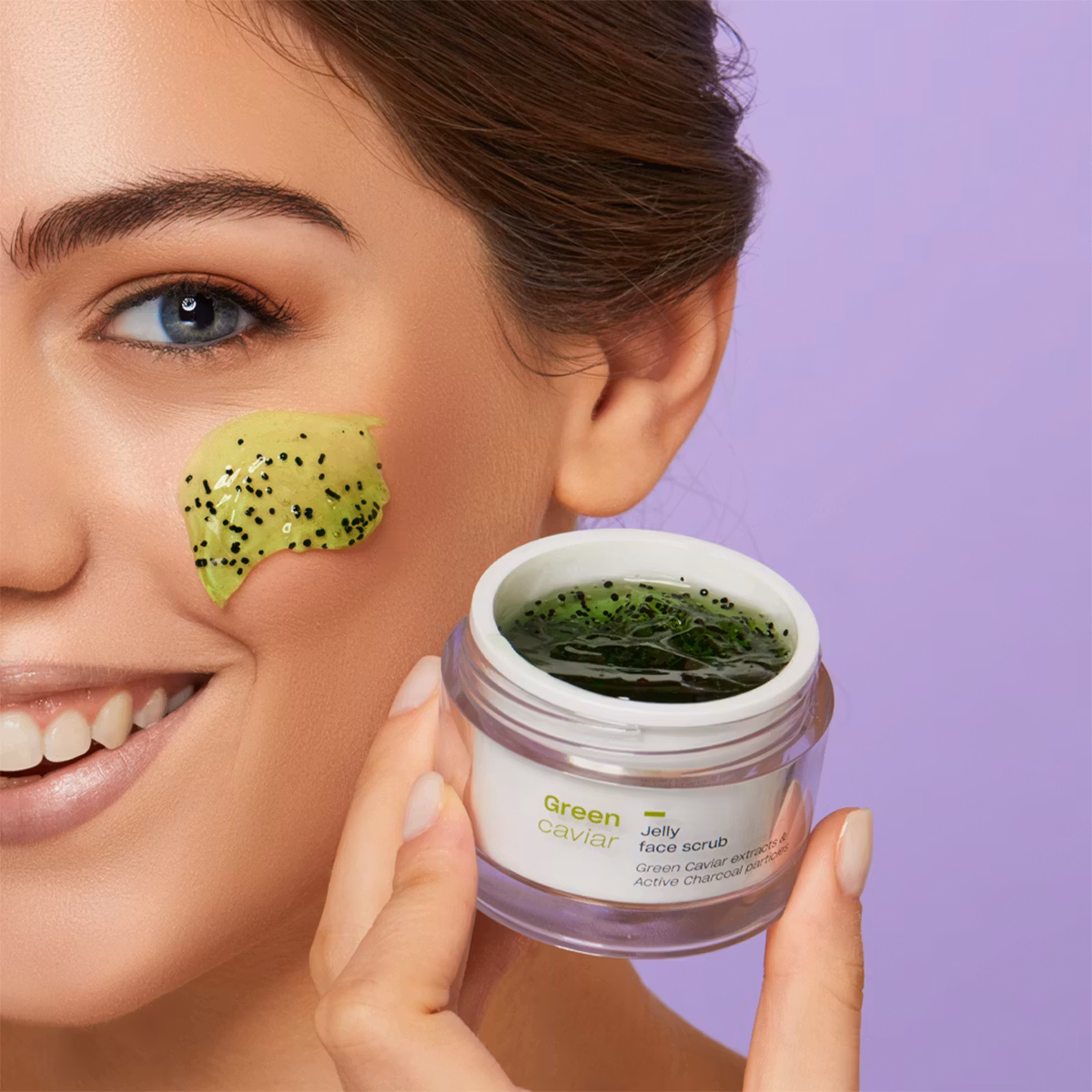 MIA PRO SKIN - GREEN CAVIAR JELLY FACE SCRUB 50 ml.