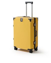 Stor resväska i stilren design från Sutherland & Sons - Yellow