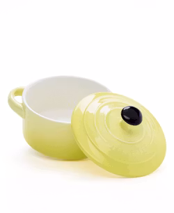 Set om 4st mini grytor i keramik - Gul från Jernverket