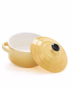 Set om 4st mini grytor i keramik - Orange från Jernverket