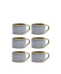 KAFFESET 6-PACK – LJUSBRUN/BLÅ