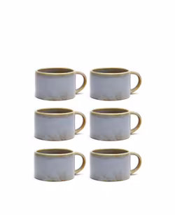 KAFFESET 6-PACK – LJUSBRUN/BLÅ