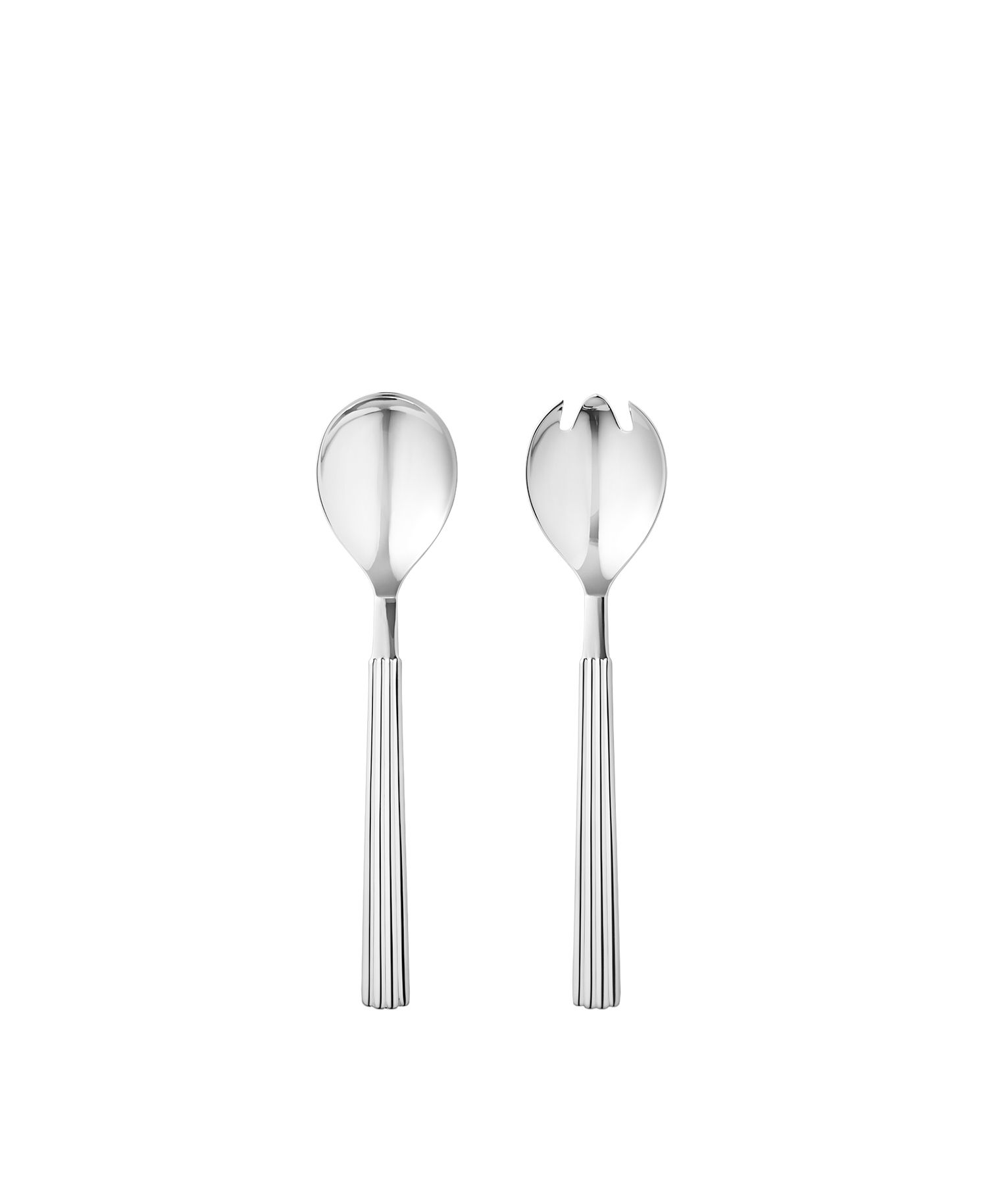 Georg Jensen - BERNADOTTE sallad bestick set – Original Design av Sigvard Bernadotte