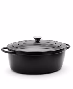 Oval Gjutjärnsgryta från Jernverket 8L - Oscuro Mate