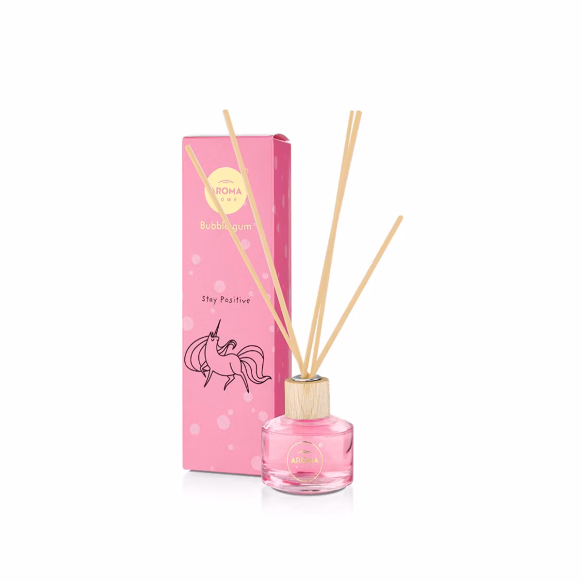 AROMA HOME - STAY POSITIVE STICKS 50ml. BUBBLE GUM