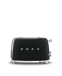 Smeg - Brödrost för 2 skivor Svart, Högblank 50's Style