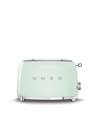 Smeg - Brödrost för 2 skivor Pastellgrön, Högblank 50's Style