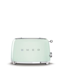 Smeg - Brödrost för 2 skivor Pastellgrön, Högblank 50's Style