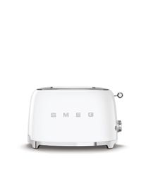Smeg - Brödrost för 2 skivor Vit, Högblank 50's Style