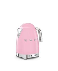 Smeg Vattenkokare med variabel temperatur Rosa, Högblank 50's Style