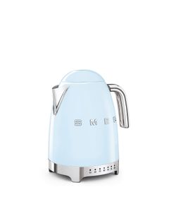 Smeg Vattenkokare med variabel temperatur Pastellblå, Högblank 50's Style