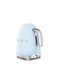 Smeg Vattenkokare med variabel temperatur Pastellblå, Högblank 50's Style