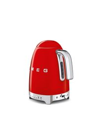 Smeg Vattenkokare med variabel temperatur Röd, Högblank 50's Style