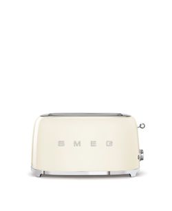 Smeg - Brödrost för 4x2 skivor Cremevit, Högblank 50's Style