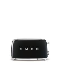Smeg - Brödrost för 4x2 skivor Svart, Högblank 50's Style