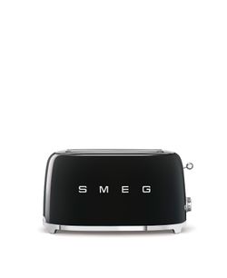 Smeg - Brödrost för 4x2 skivor Svart, Högblank 50's Style