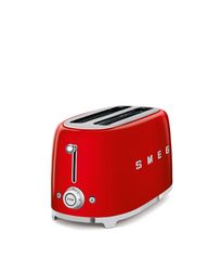 Smeg - Brödrost för 4x2 skivor Röd, Högblank 50's Style