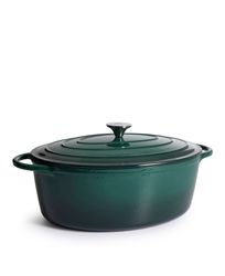 Oval Gjutjärnsgryta från Jernverket 8L - Verde Oscuro