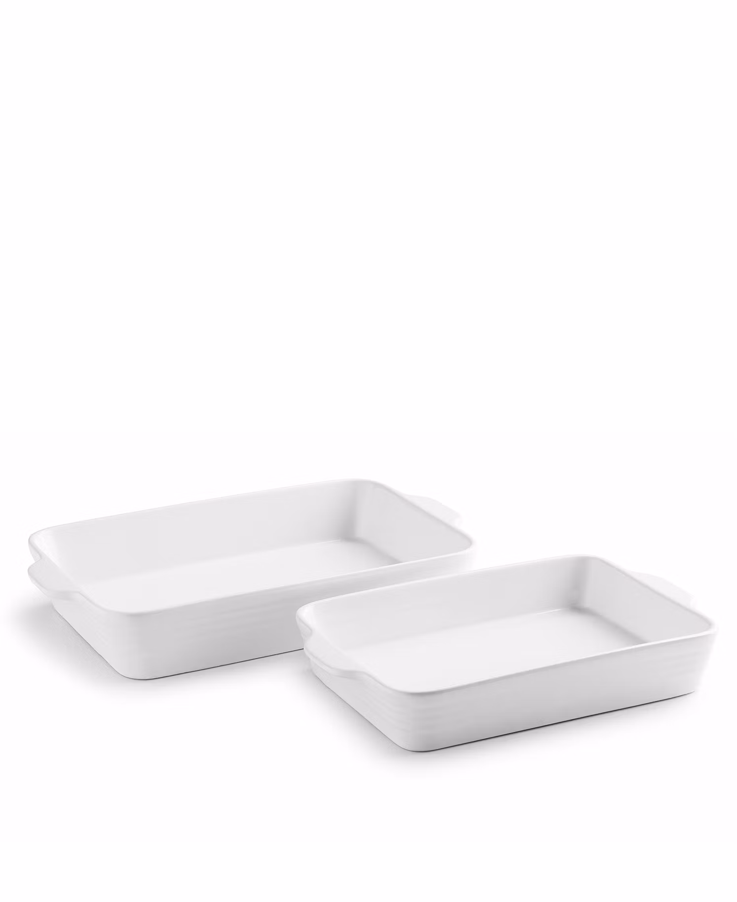 Snyggt set om 2 ugnsformar från Jernverket - Glossy White