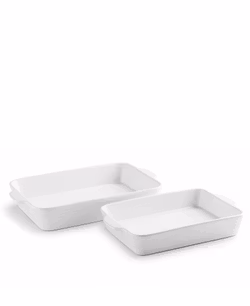 Snyggt set om 2 ugnsformar från Jernverket - Glossy White