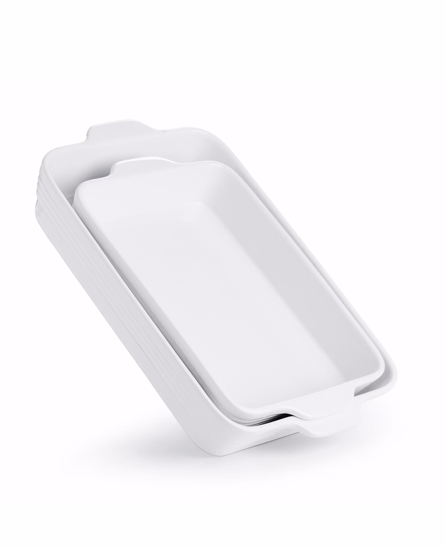 Snyggt set om 2 ugnsformar från Jernverket - Glossy White