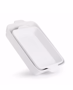 Snyggt set om 2 ugnsformar från Jernverket - Glossy White