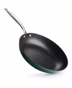 Stekpanna i Gjutjärn med keramisk beläggning från Jernverket 28cm - Grön